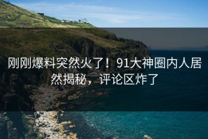 刚刚爆料突然火了！91大神圈内人居然揭秘，评论区炸了